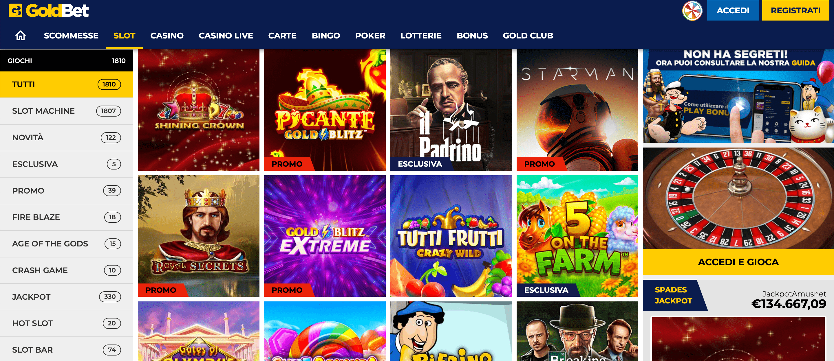 GoldBet Casino Slot